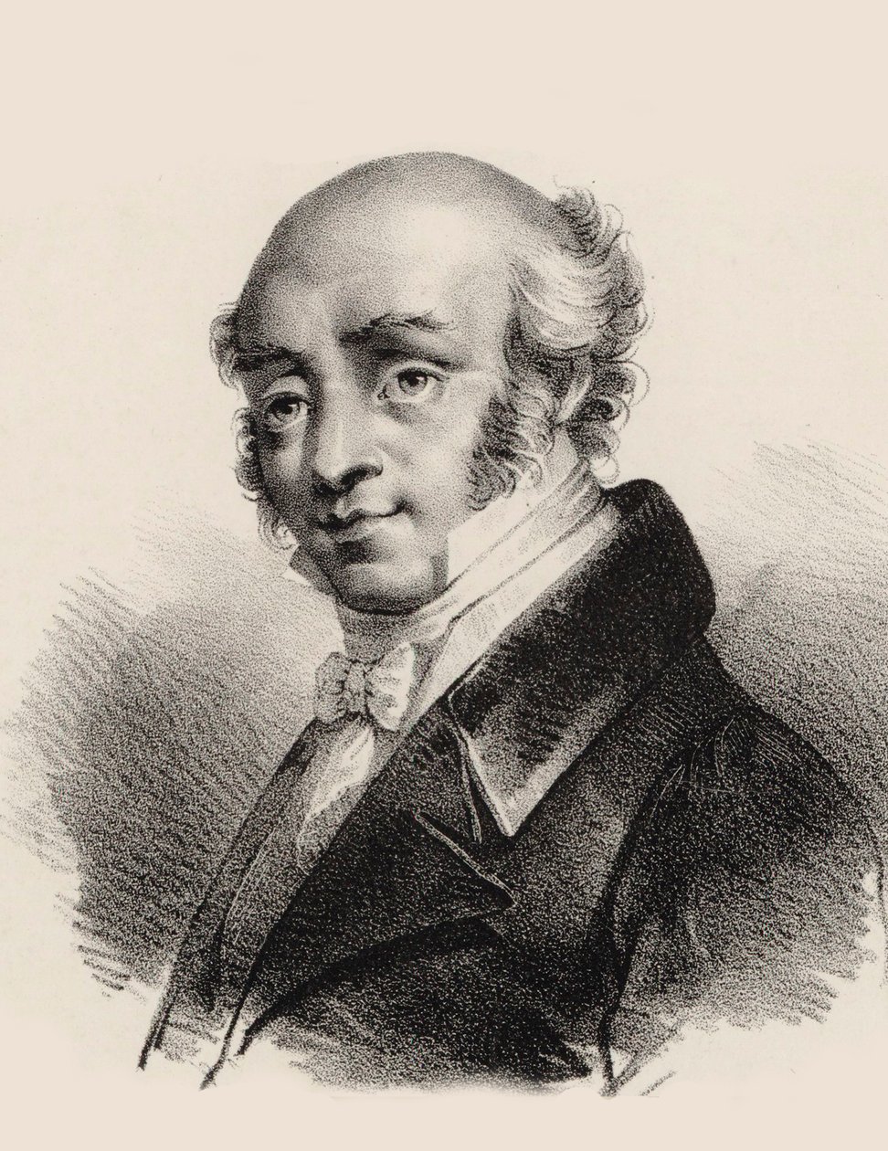 Portræt af komponisten Giovanni Battista Viotti 1755-1824, ca 1820. af Pierre François Ducarme