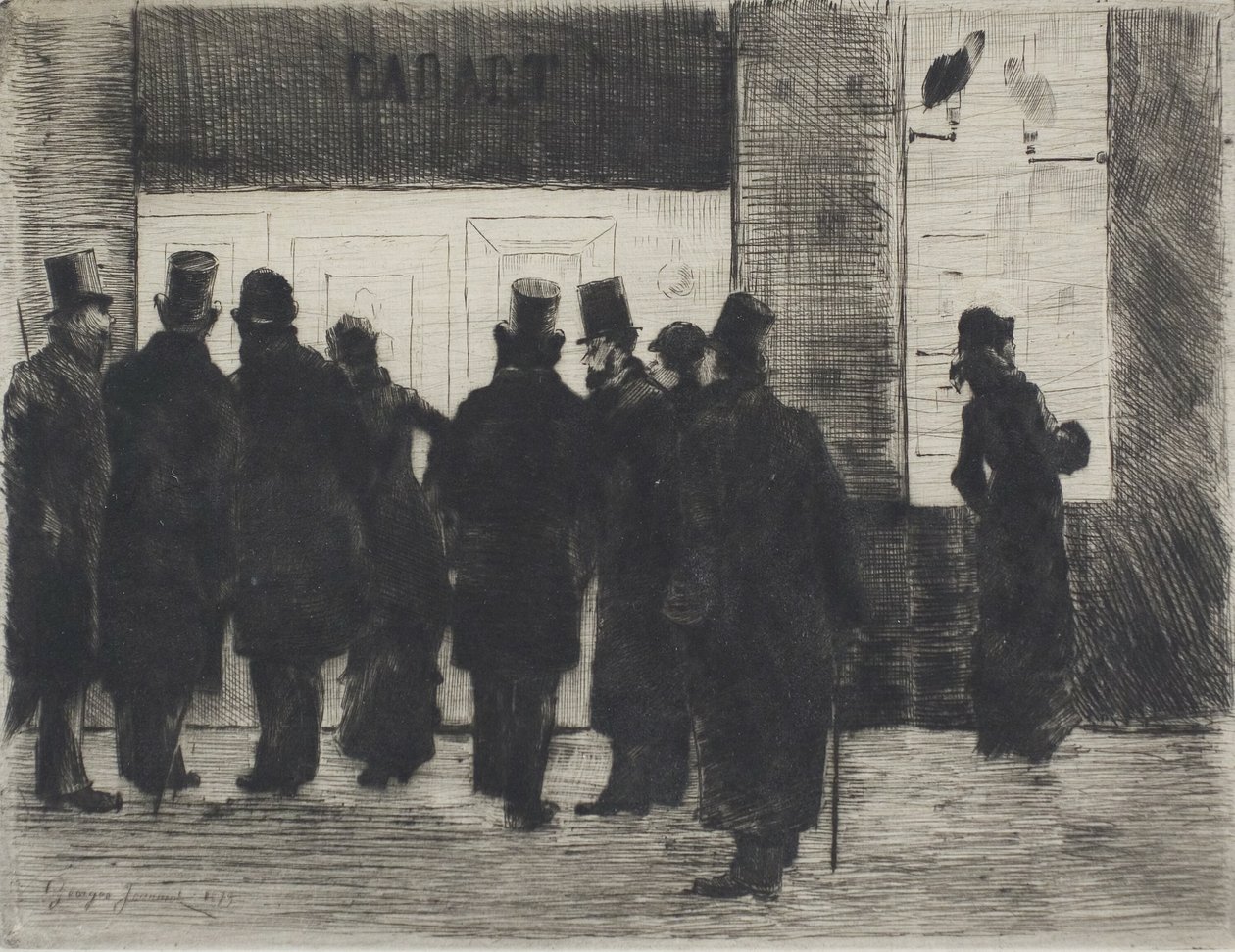 Cadarts butiksvindue af Pierre Georges Jeanniot