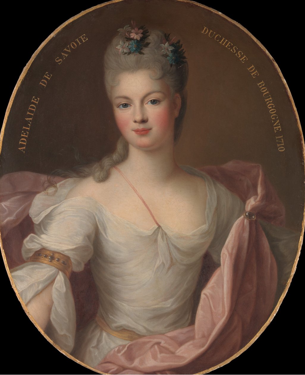 Marie Adelaide af Savoyen 1685-1712, hertuginde af Bourgogne, 1710. af Pierre Gobert