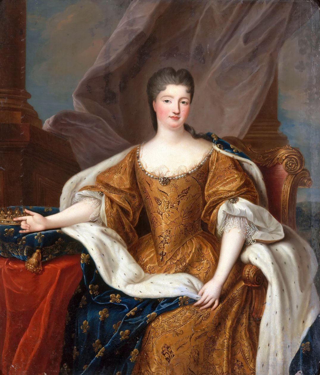 Prinsesse Caroline af Hessen-Rheinfels-Rotenburg 1714-1741 af Pierre Gobert