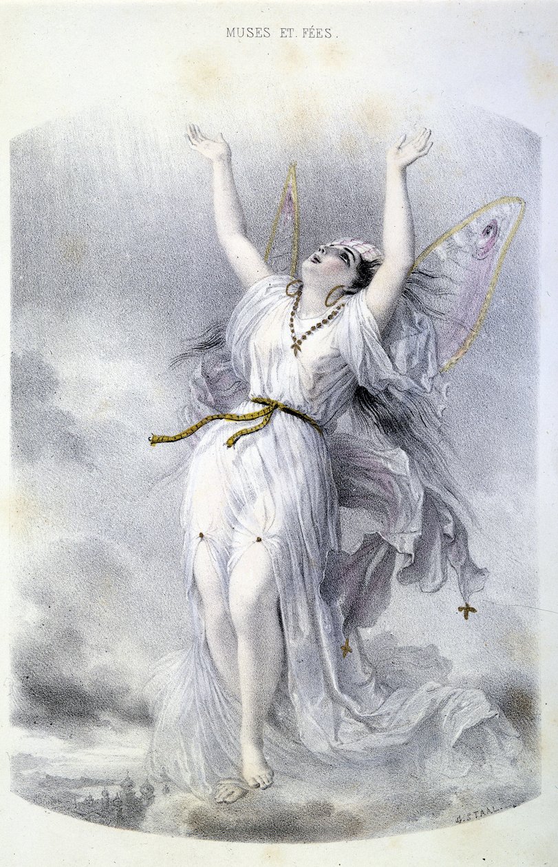 Fairy: La Peri - i "Mythological women"", af Mery og Foelix, ill. af G. Staal, red. af Gouet af Pierre Gustave Eugene Staal