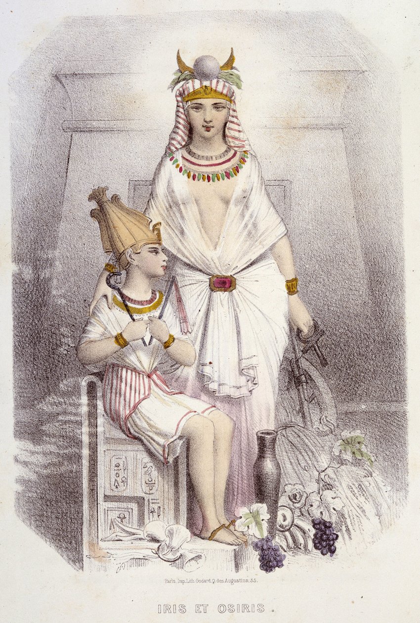 Isis og Osiris - i "Muser og feer"", af Mery og Foelix, ill. G. Staal, red. G. de Gonet af Pierre Gustave Eugene Staal