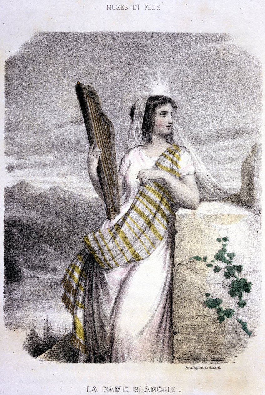 The White Lady - i "Mythological Women"", af Mery og Foelix, ill. af G. Staal, red. af Gouet af Pierre Gustave Eugene Staal