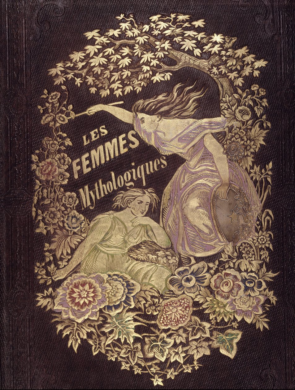 Mytologiske kvinder - Couv. af "Muses and Fairies"", tegning af G. Staal, af Mery and the Cte ​​​​Foelix af Pierre Gustave Eugene Staal