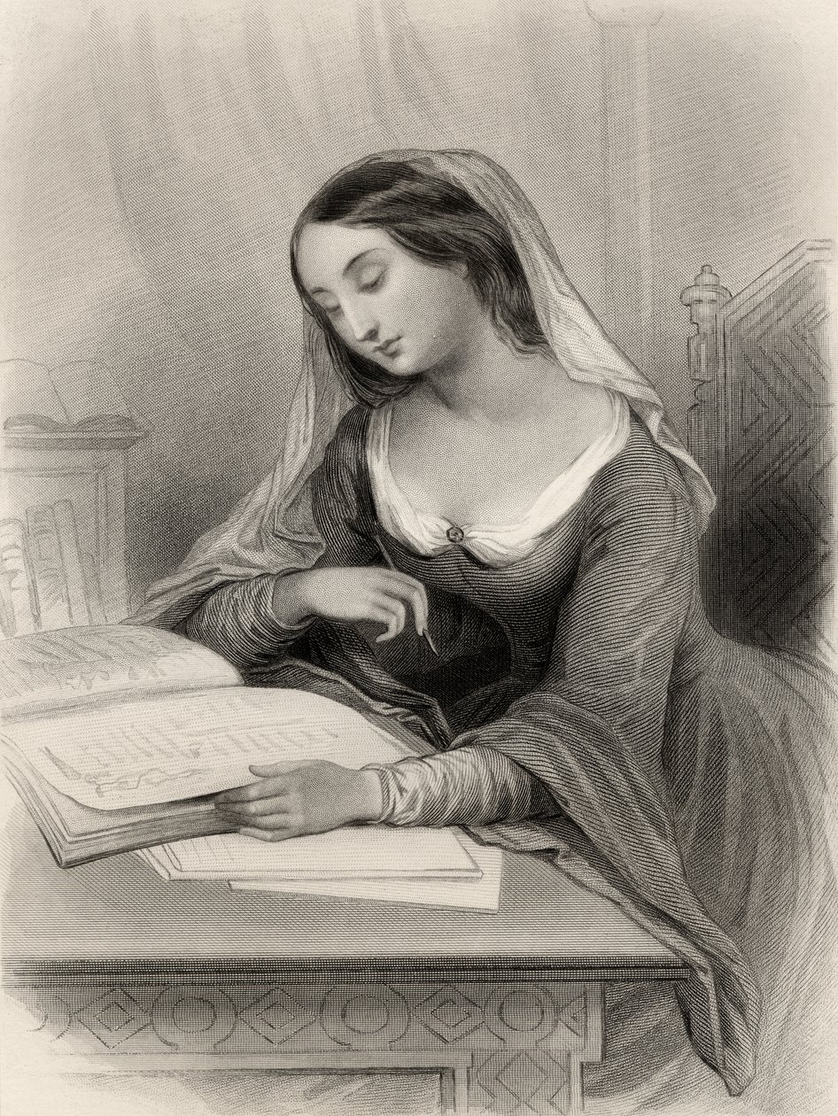 Heloise (1101-60) illustration fra 