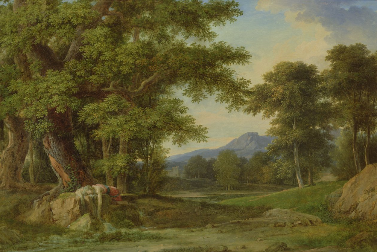 Bibler bliver til en kilde, 1792-93 af Pierre Henri de Valenciennes