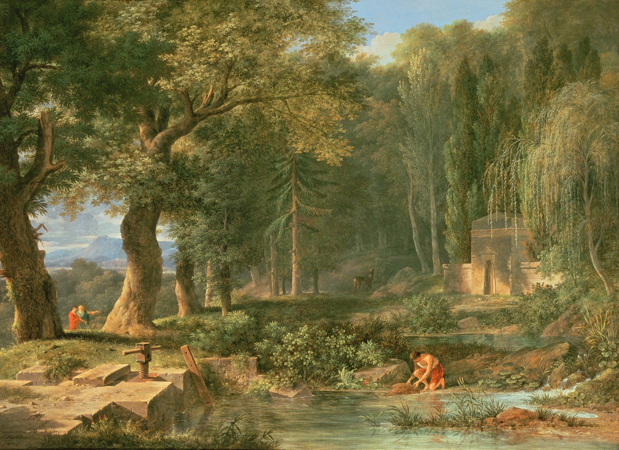 Klassisk landskab af Pierre Henri de Valenciennes
