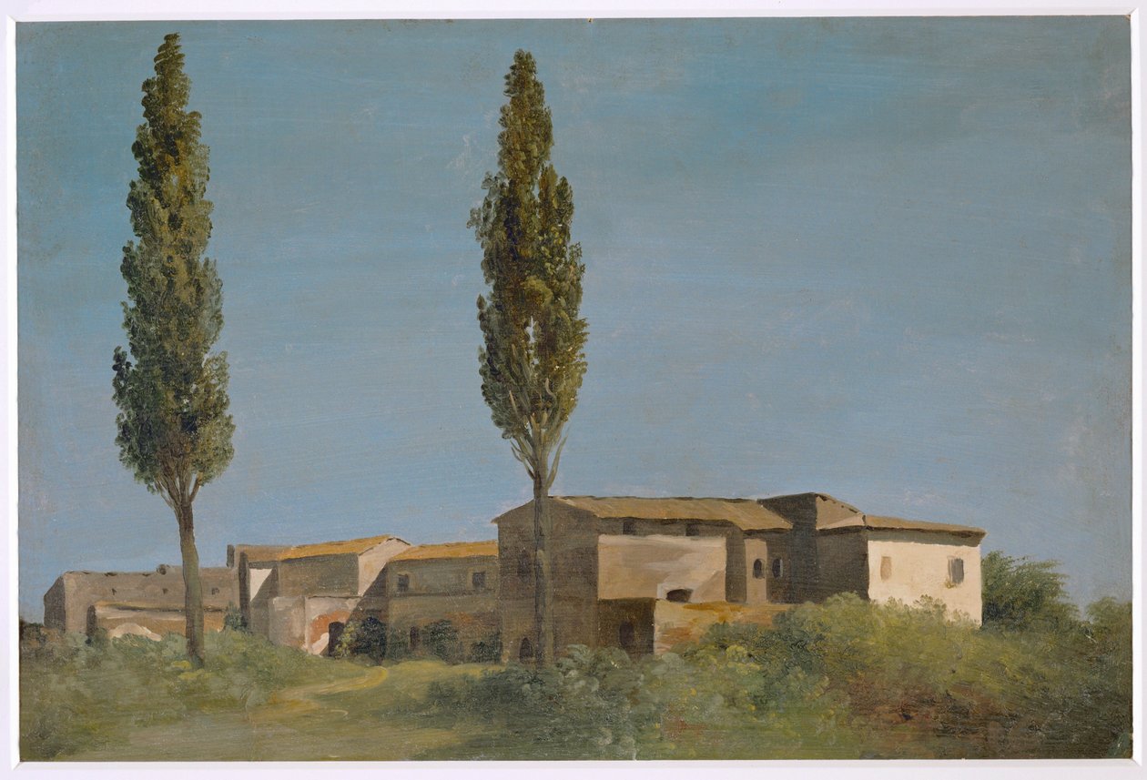 Fabrique i Villa Farnese: de to popler ... af Pierre Henri de Valenciennes