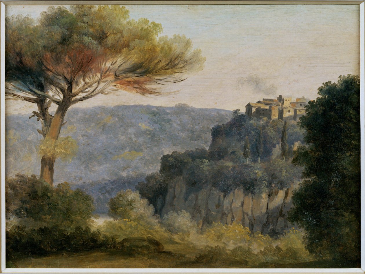 Le village de Nemi - Landsbyen Nemi ... af Pierre Henri de Valenciennes