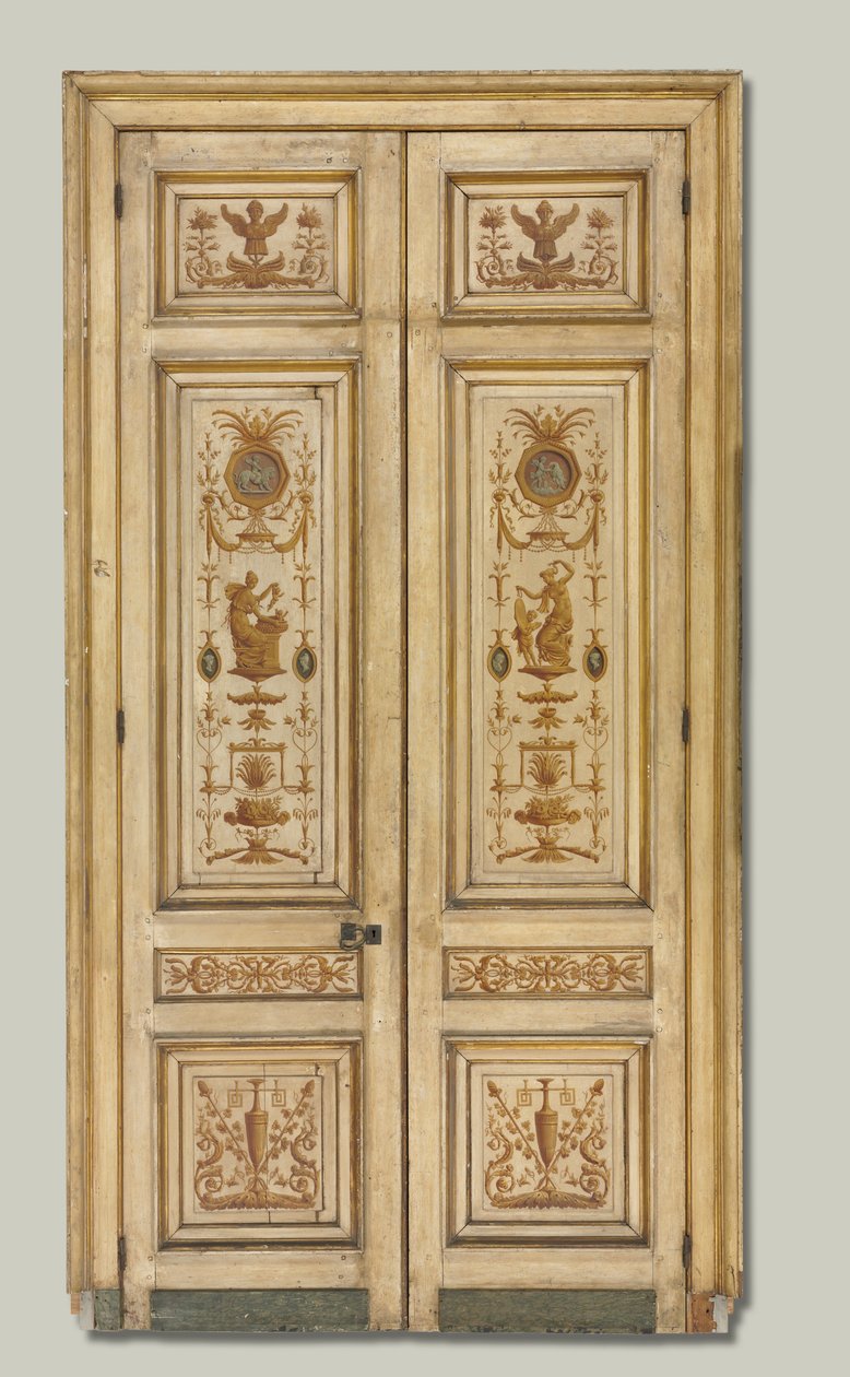 Dobbeltfløjet dør af Pierre II Rousseau