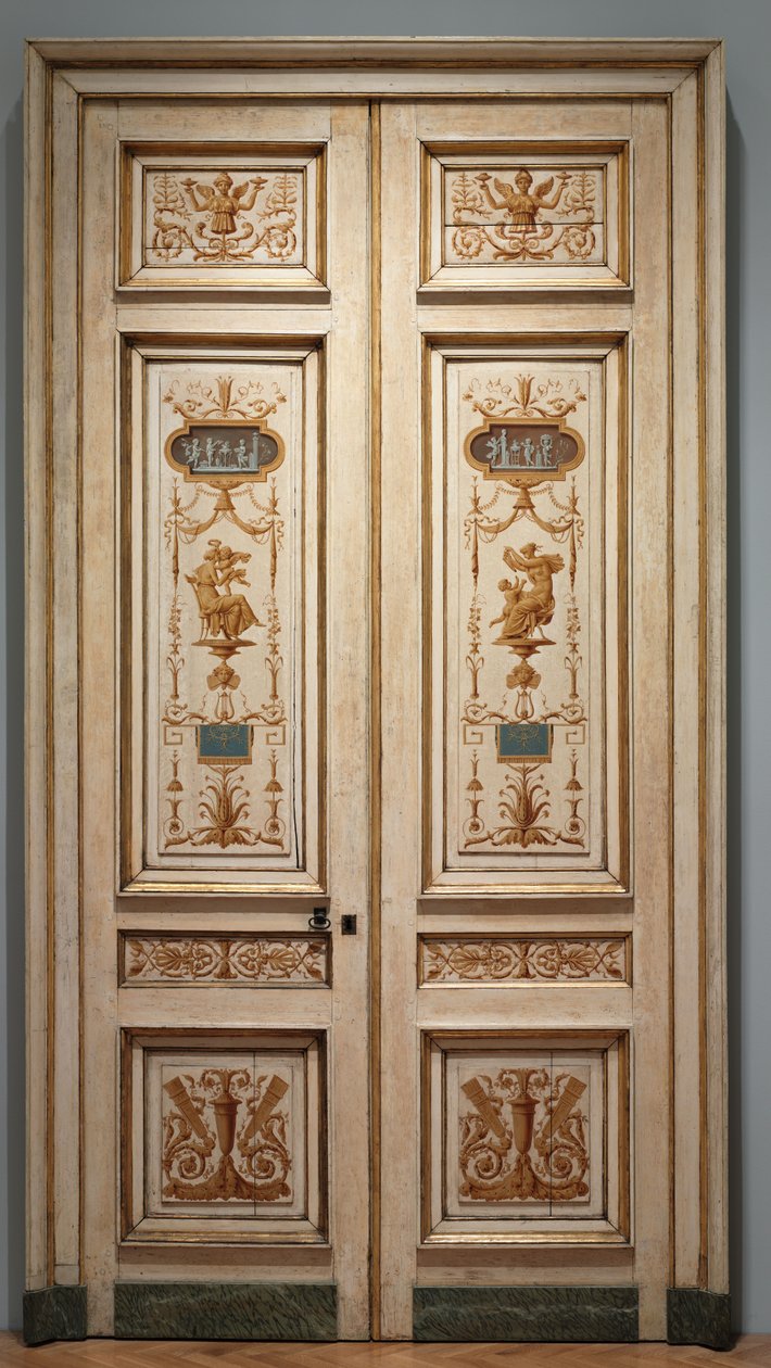 Dobbeltfløjede døre, 1790