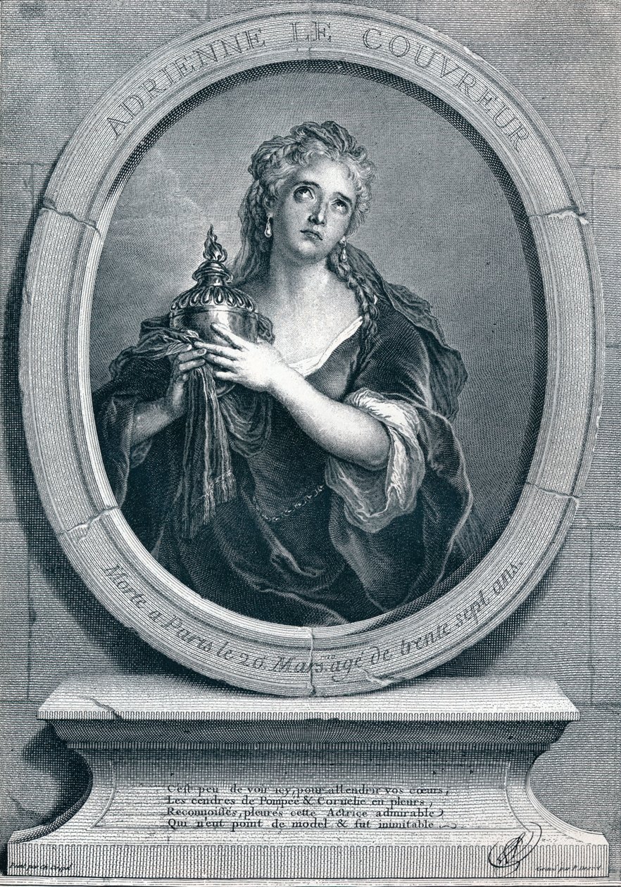 Adrienne Lecouvreur 1692-1730 som Cornelia, 1903 af Pierre Imbert Drevet