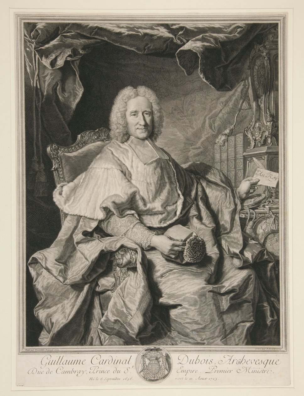 Guillaume kardinal Dubois af Pierre Imbert Drevet