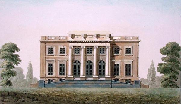 Chateau of Wannegem nær Oudenaarde, fra 