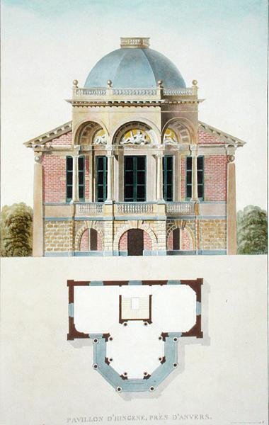 Pavillon of Hingene, nær Anvers, fra 