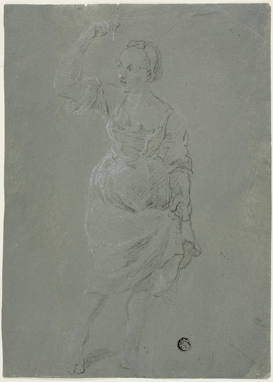 Dansende kvinde af Pierre Jacques Volaire