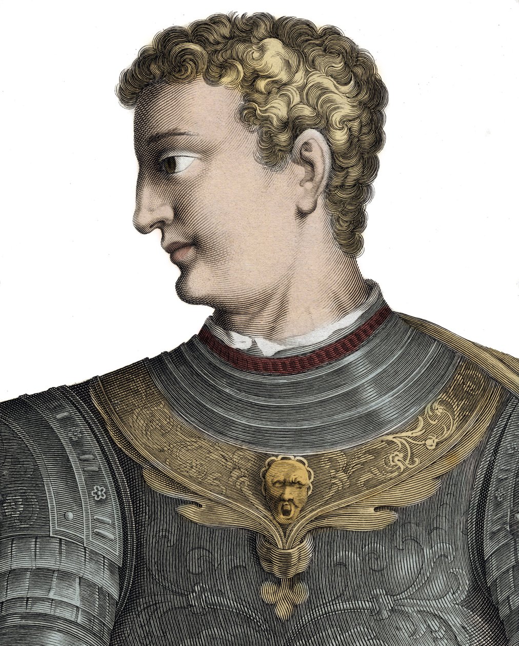 Caligula (Caius Caesar Germanicus) (12-41), romersk kejser - Caius Caesar Germanicus dit Caligula (12-41), romersk kejser - gravering af Pierre Jean Mariette af Pierre Jean Mariette