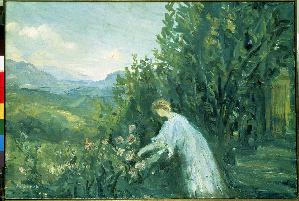 Kvinde i en have (Lady in the Garden). Maleri af Pierre Laprade (1875-1931) af Pierre Laprade