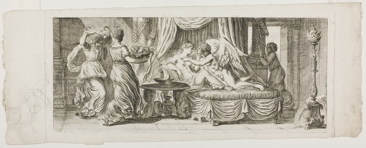 Amor og Psyche af Pierre Lelu