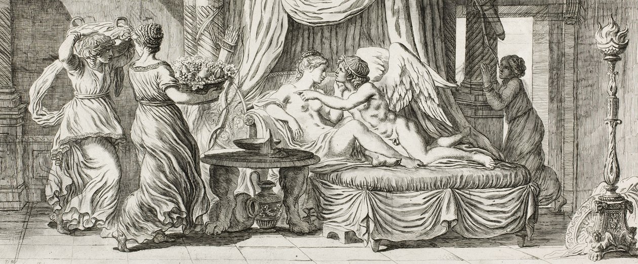 Amor og Psyke af Pierre Lelu