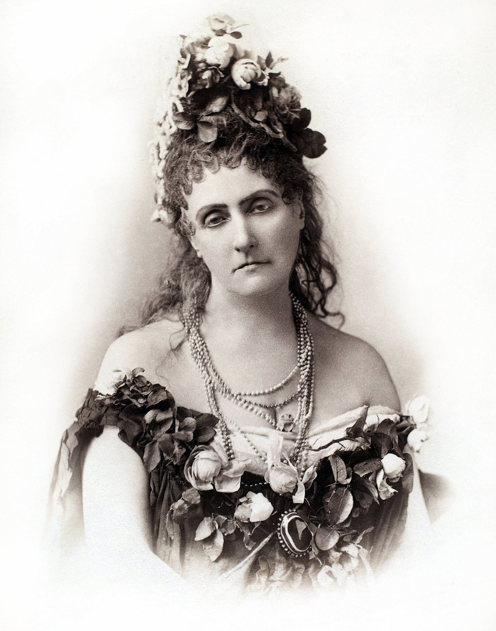 Portræt af grevinde Virginia Oldoini Verasis di Castiglione (1835Ð1899) - Portræt af Virginia Oldoini Verasis, grevinde af Castiglione (1837-1899) - foto af Pierre Louis Pierson (1822-1913) af Pierre Louis Pierson