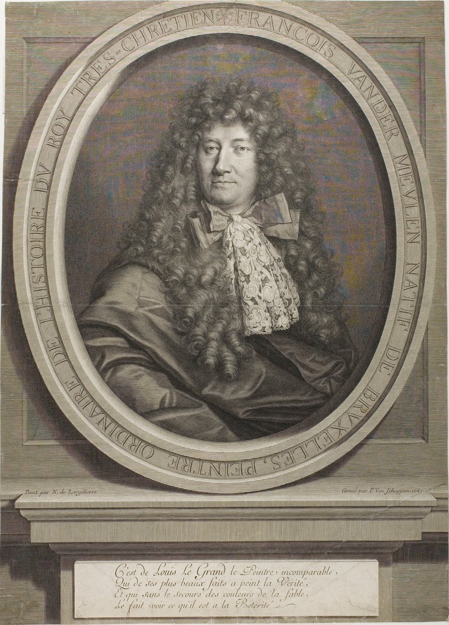 Francois Van der Meulen af Pierre Louis van Schuppen