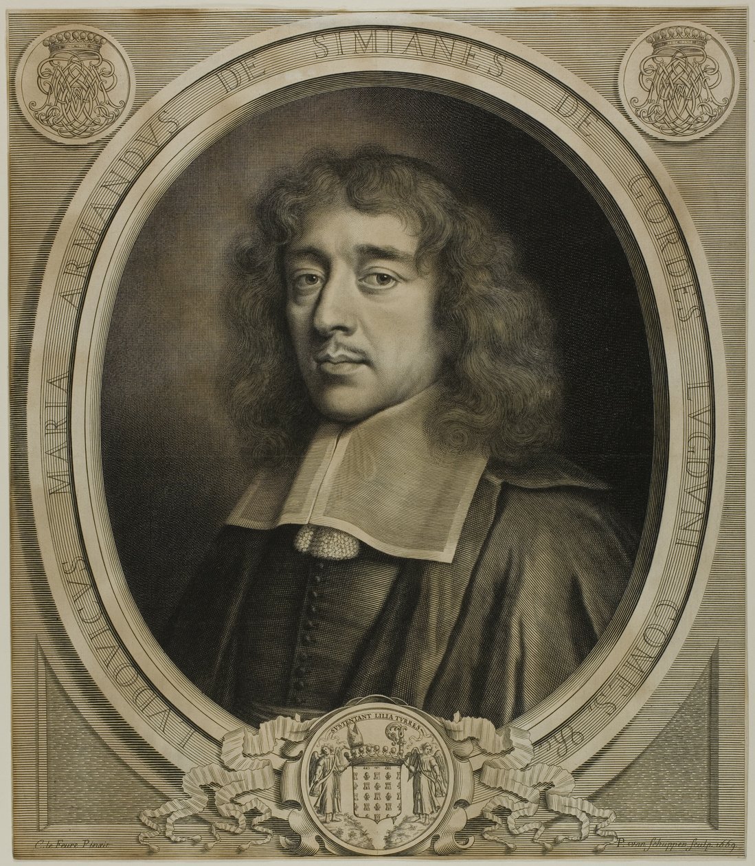 Louis-Marie-Armand de Simianes de Gordes af Pierre Louis van Schuppen