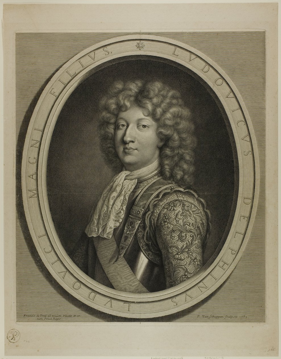 Louis Dolphin af Pierre Louis van Schuppen