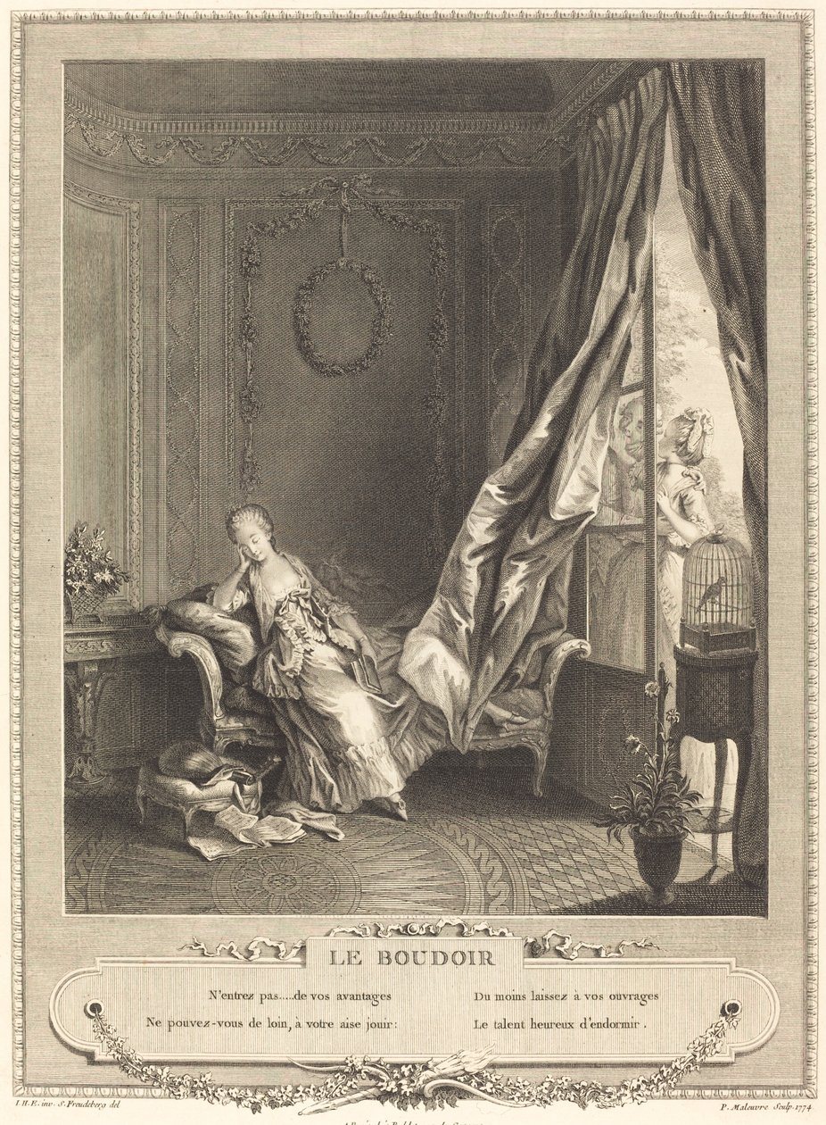 Boudoir af Pierre Maleuvre after Sigmund Freudenberger