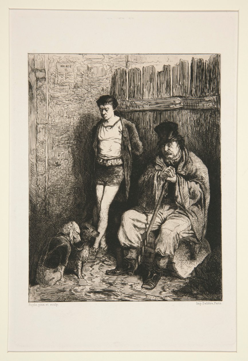 To mænd og to hunde ( af Pierre Marie Beyle