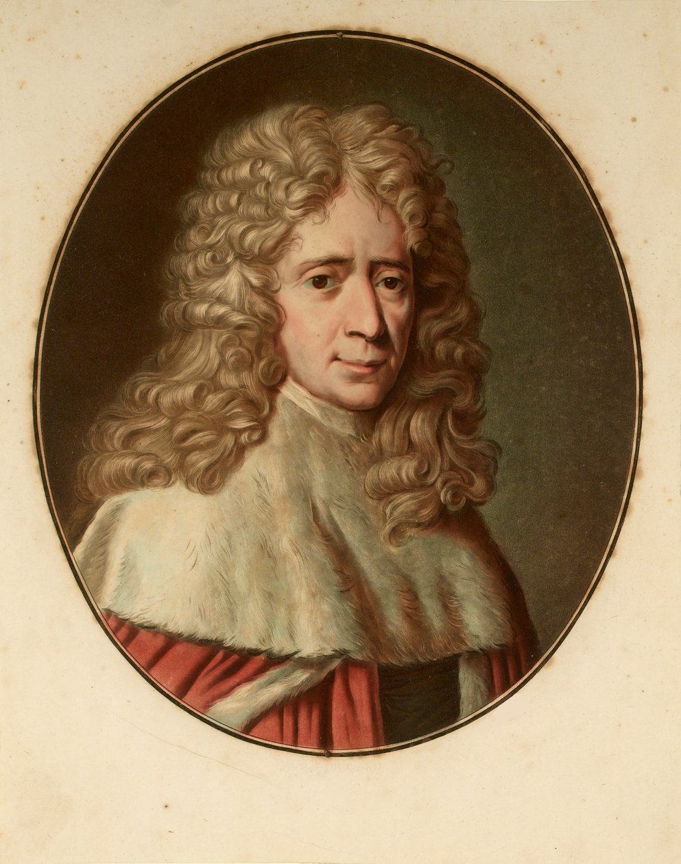 Charles de Secondat, Baron de Montesquieu 1689-1755, ca. 1790. af Pierre Michel Alix