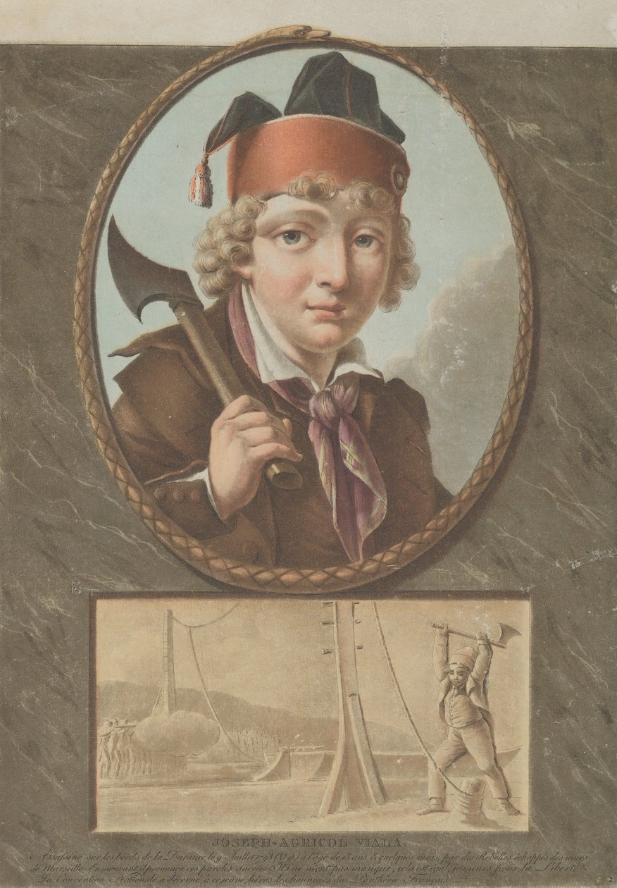 Joseph-Agricol Viala, efter Sablet, ca. 1795. af Pierre Michel Alix
