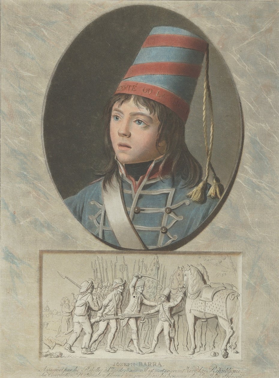 Joseph Barra efter F. Garnerey, ca. 1795. af Pierre Michel Alix