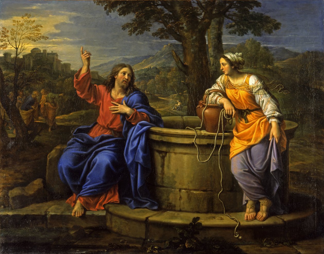 Kristus og Samarias kvinde af Pierre Mignard