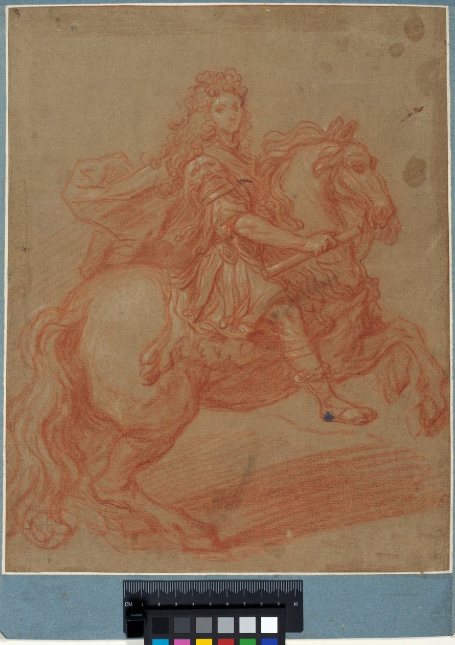 Ludwig XIV. zu Pferd af Pierre Mignard