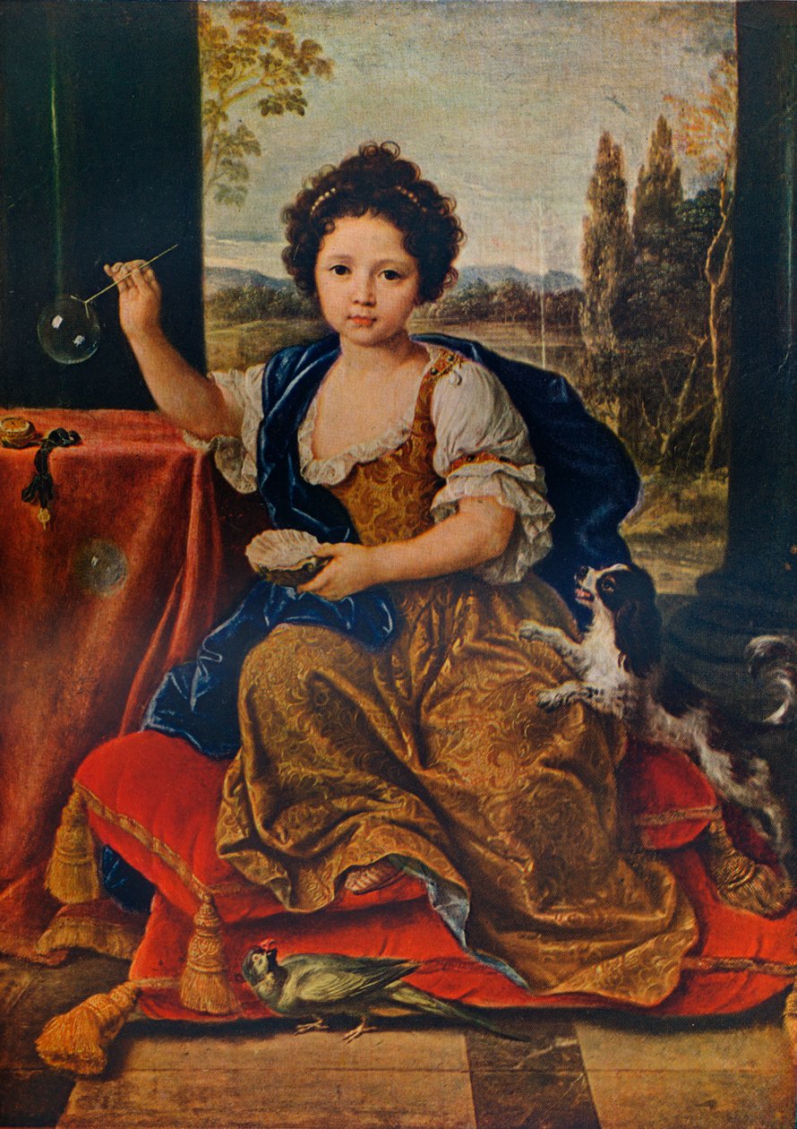 Louise Marie Anne de Bourbon, 1674-1681, uægte datter af Louis XIV, c1680, 1911 af Pierre Mignard