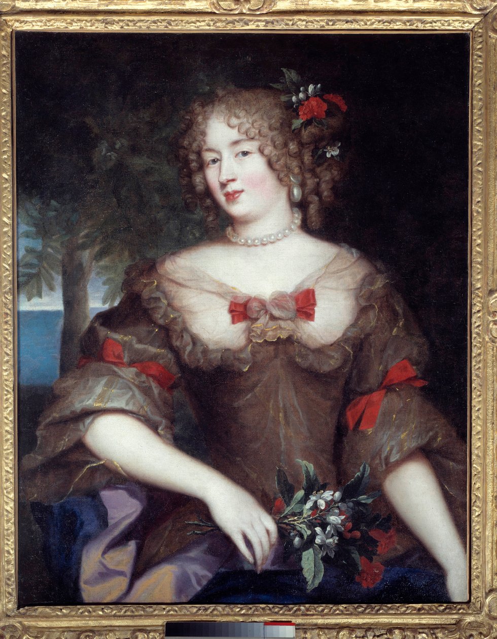 Madame de Sevigne: portræt af Francoise Marguerite de Sevigne, grevinde af Grignan (1648-1705), datter af Marie de Rabutin-Chantal, markis af Sevigne (1626-1696). Maleri af Pierre Mignard (1612-1695) af Pierre Mignard