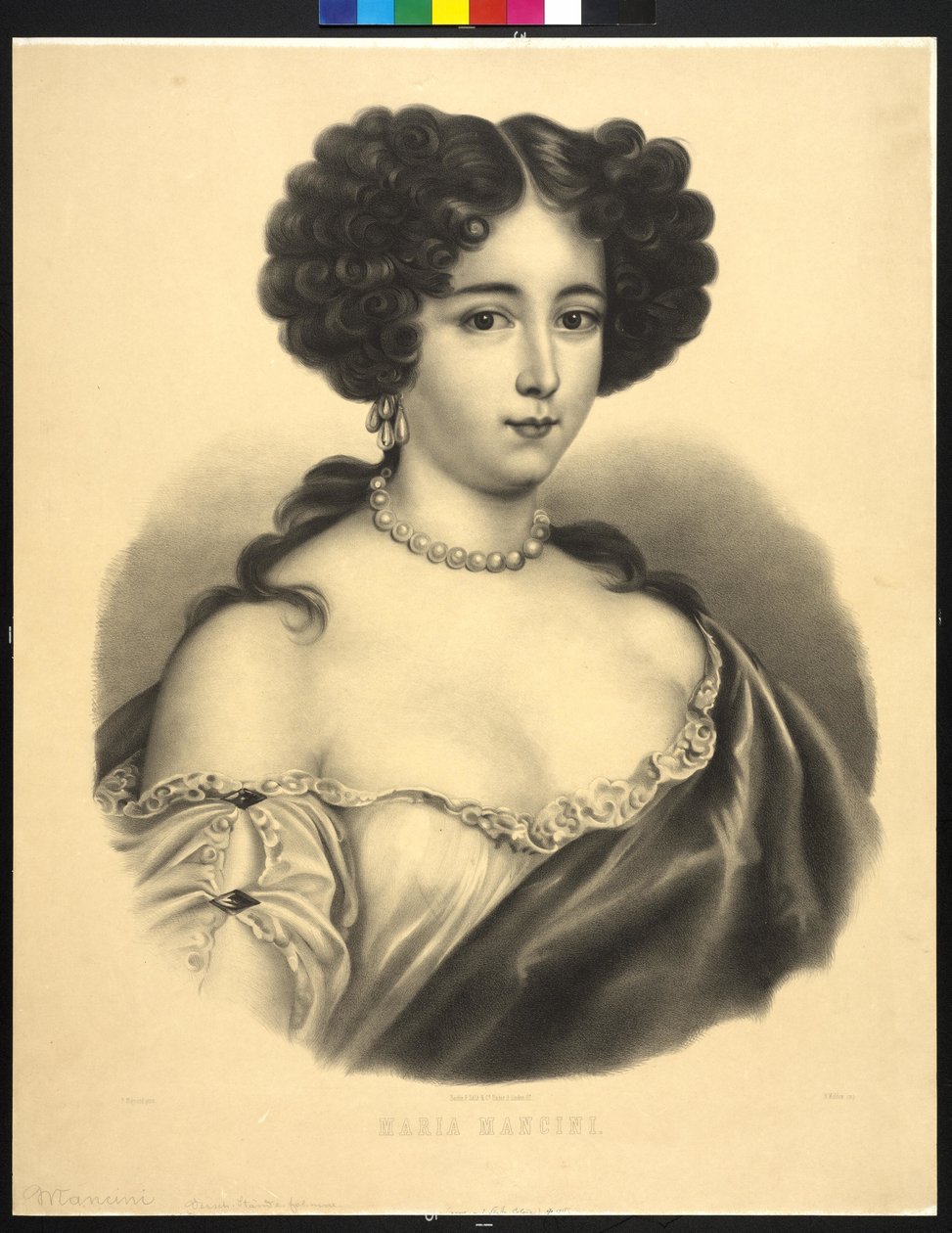 Mary Mancini af Pierre Mignard