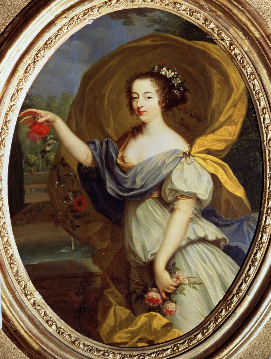 ""Portræt af Louise Francoise De La Baume Le Blanc, hertuginde af Valliere (Madame De La Valliere) (1644-1710), Louis XIV