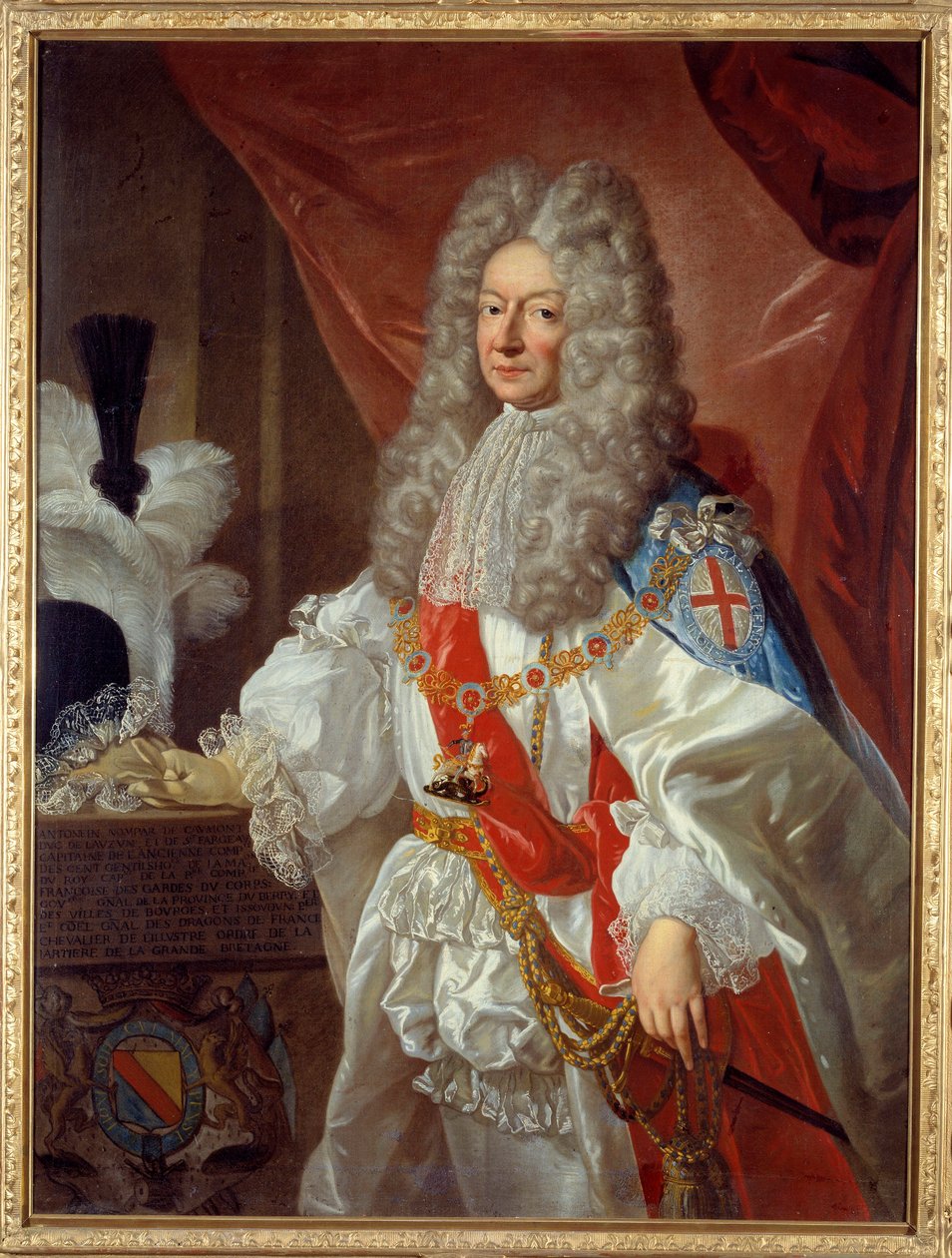 Portræt af Antonin Nompar de Caumont, hertug af Lauzun (1633-1723) marechal af Frankrig og ægtefælle til Grande Mademoiselle, hertuginde af Montpensier Maleri af Pierre Mignard (1612-1695) 1600-tallet La Rochelle, musee des Beaux Arts - Portraitaux Arts -  af Pierre Mignard