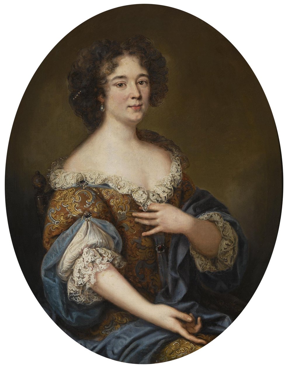 Portræt af Marie Mancini 1639-1715 af Pierre Mignard