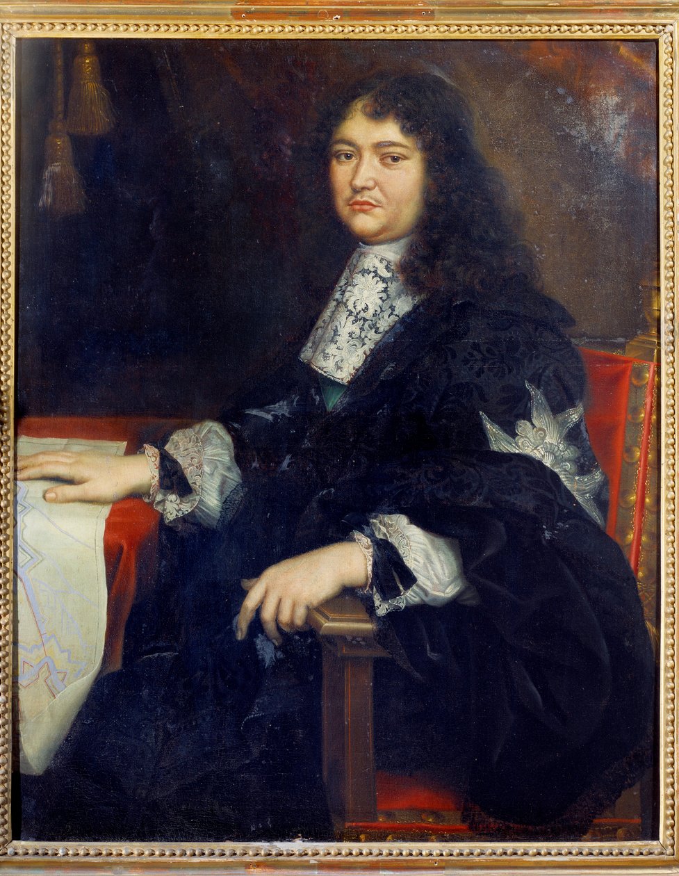 Portræt af Michel Le Tellier, Marquis de Louvois (1641-1691) Maleri af Pierre Mignard (1612-1695) Reims fra det 17. århundrede, Musee des Beaux Arts af Pierre Mignard