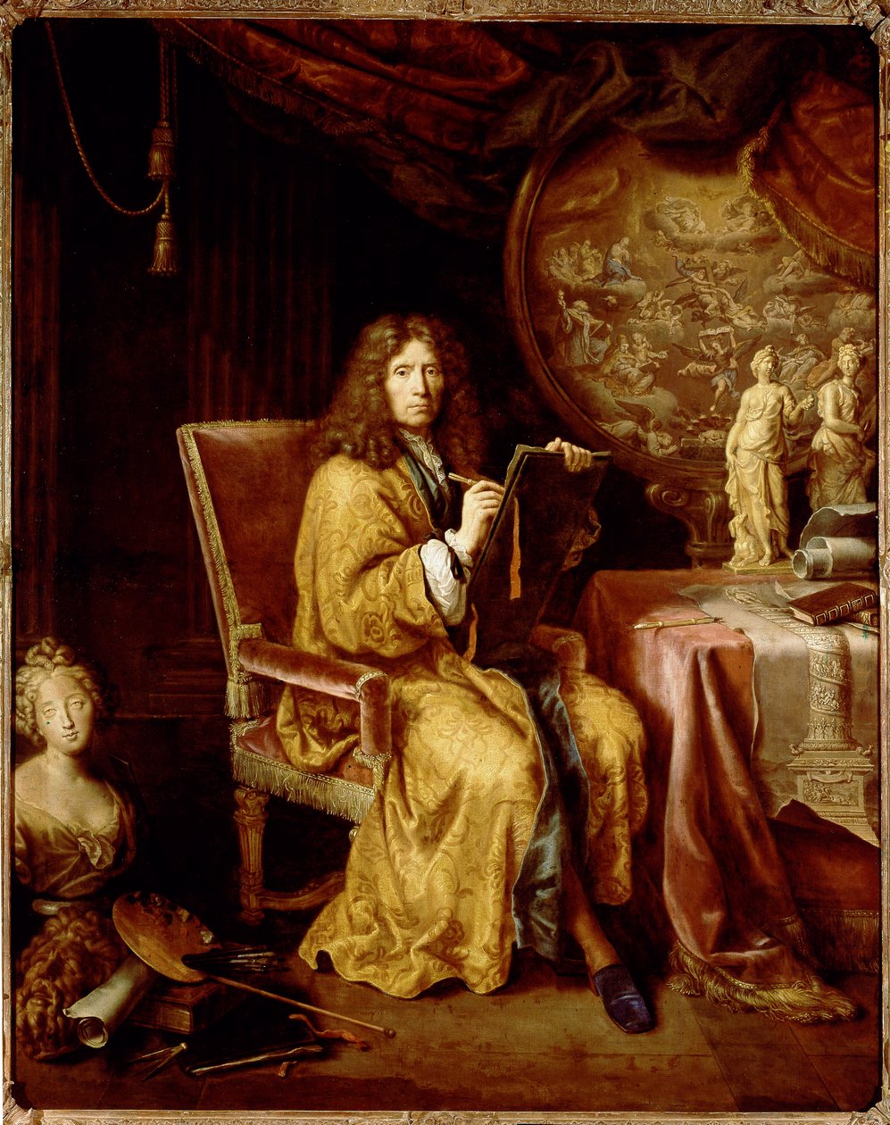 Selvportræt (olie på lærred af Pierre Mignard