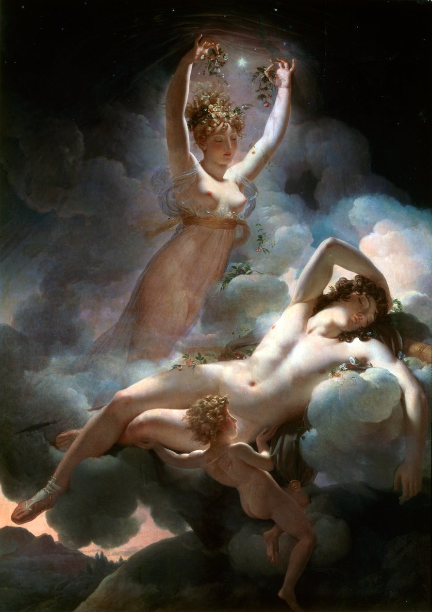 Aurora og Cephalus, 1811. af Pierre Narcisse Guerin