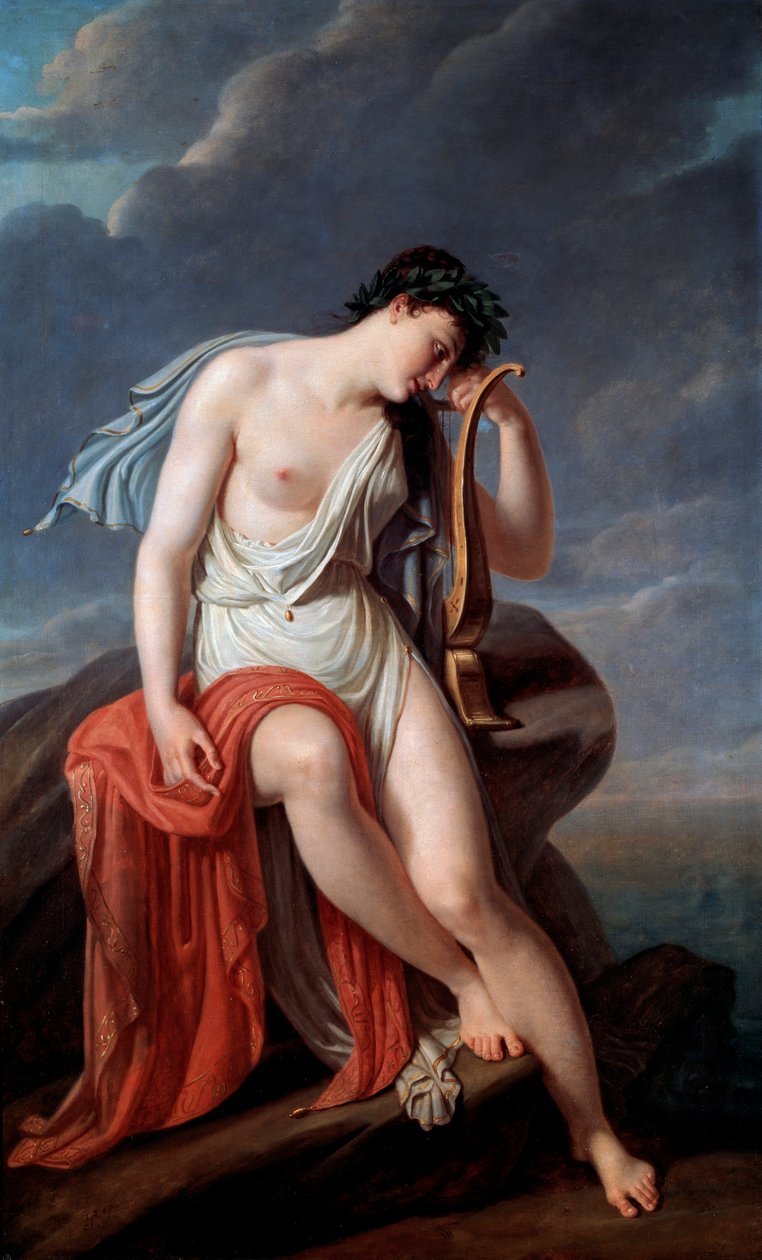 Sappho på Lefkas klippe