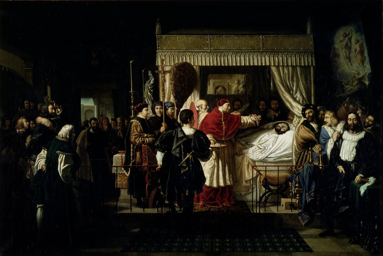 Hæder udbetalt til Raphael efter hans død, 1806 af Pierre Nolasque Bergeret