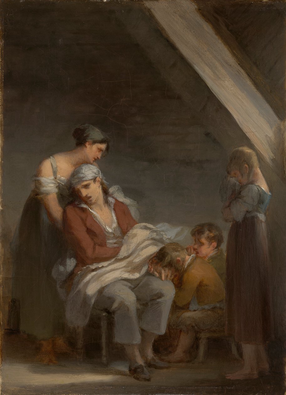 En sorgramt familie af Pierre Paul Prud
