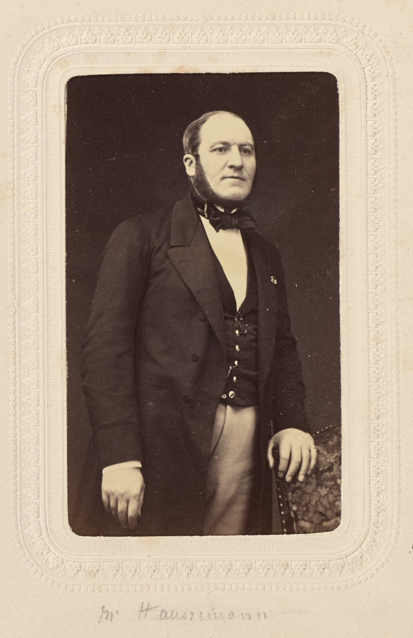 Baron Georges Eugène Haussmann (1809 - 1891) af Pierre Petit