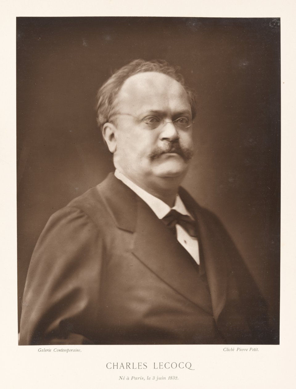 Charles Lecocq (Paris, 1832) af Pierre Petit