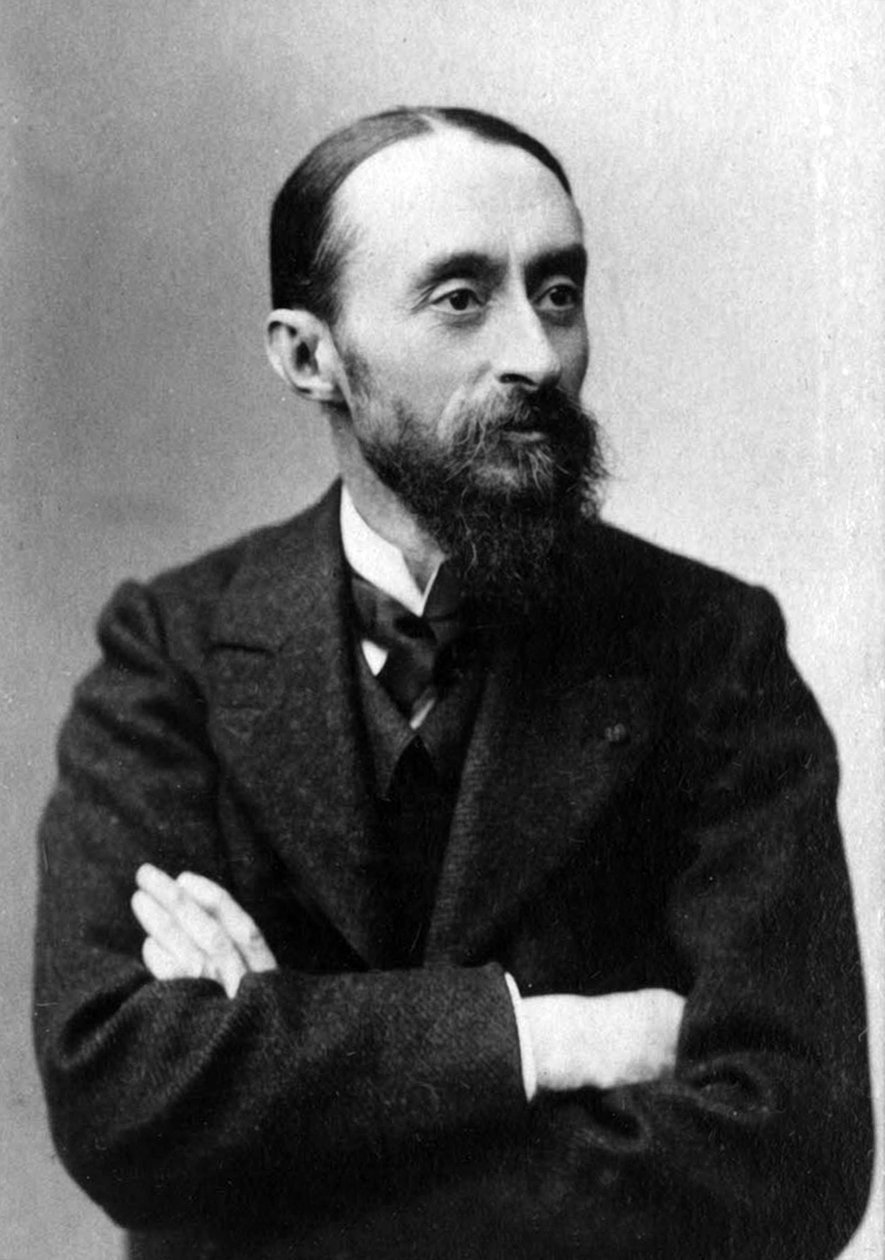 Fernand Anne Piestre Cormon (1845-1924) ranskalaisen koulukunnan taidemaalari, valokuvannut Pierre Petit noin 1870-1890, otettu kokoelmasta Felix Potin, 500 nykyajan julkkista, Ranskan maalaus af Pierre Petit